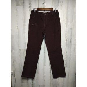 Columbia Womens Size 6 Brown Straight Leg Corduroy Chino Pants